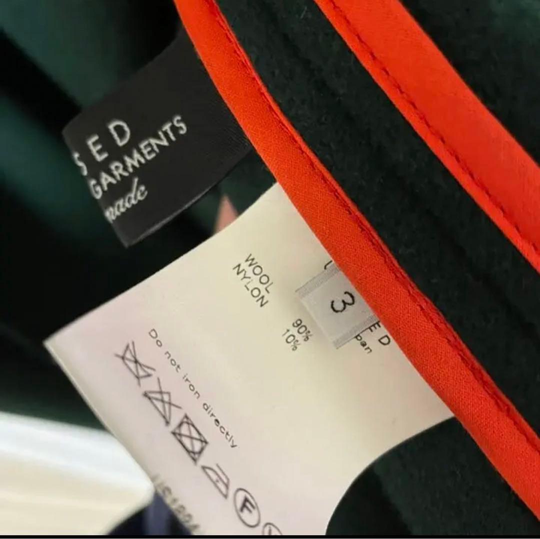 UNUSED × NIUKU WOOL GOWN COAT