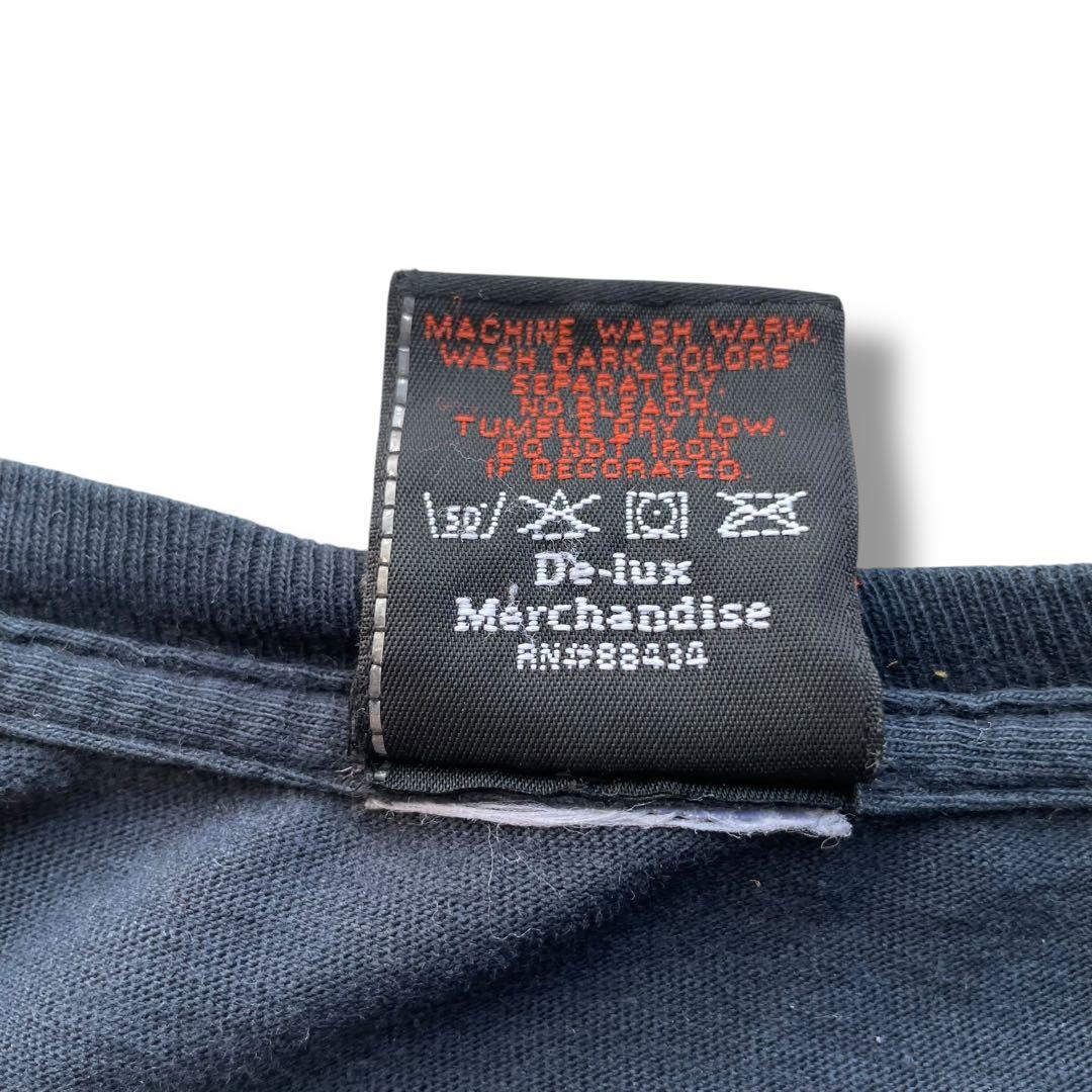 2000s ハーレーダビッドソン 袖フレイム プリント ロングTシャツ XL