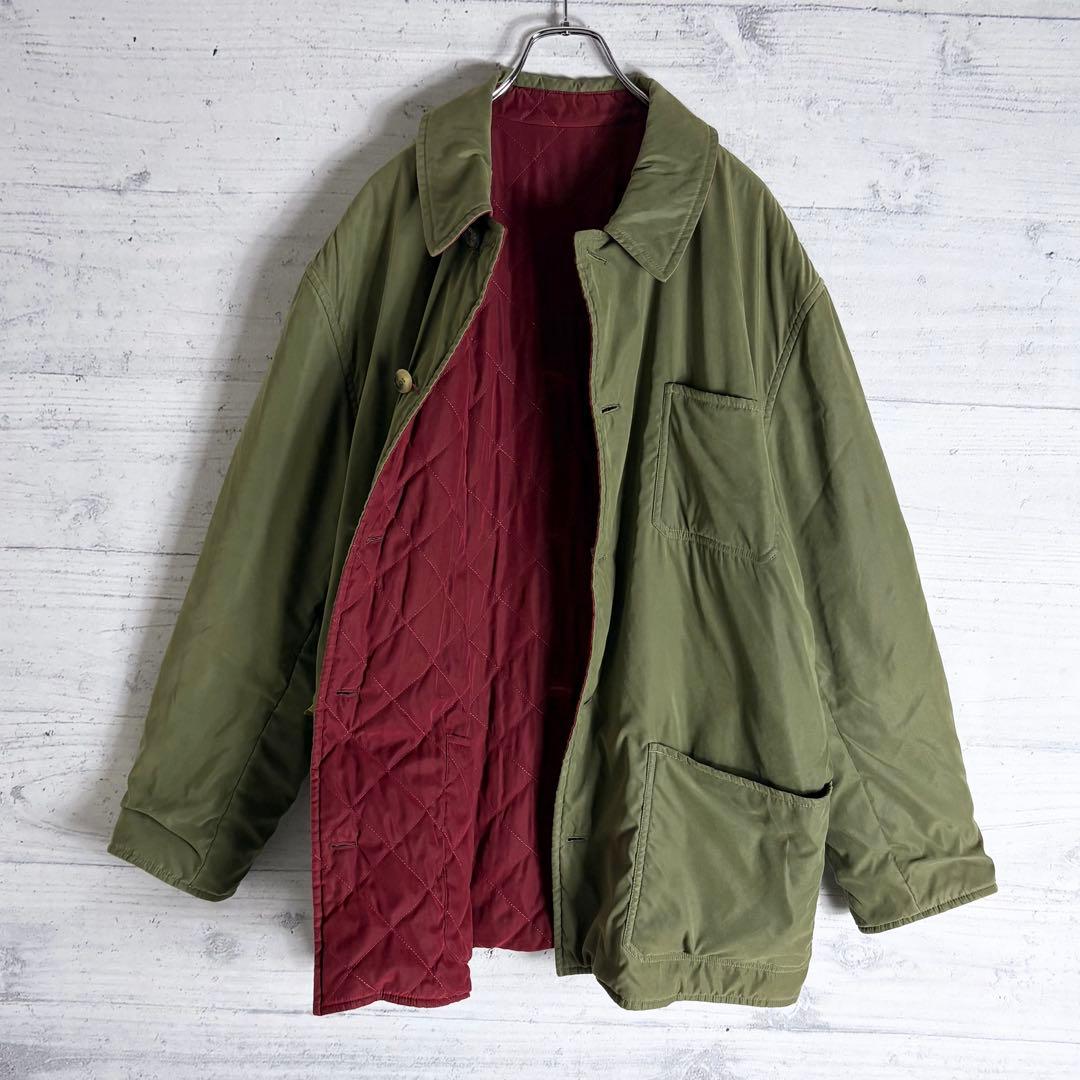 希少✨️エルメス リバーシブル パドックコート キルティング L相当