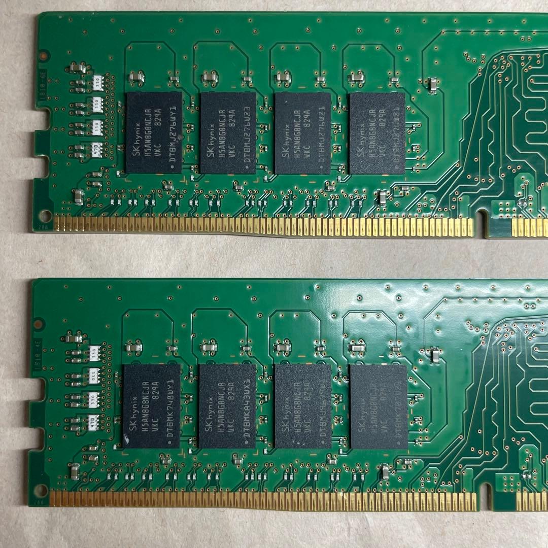 f*h様 SK hynix 32GB DDR4 2666MHz メモリ 16GB