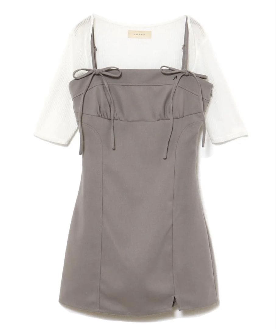 ワンピース andmary Baby slit mini dress