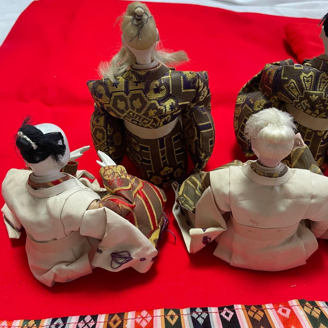 伝統的な人形 5体セット アンティーク レトロ 人形 伝統工芸品 ドール 骨董品