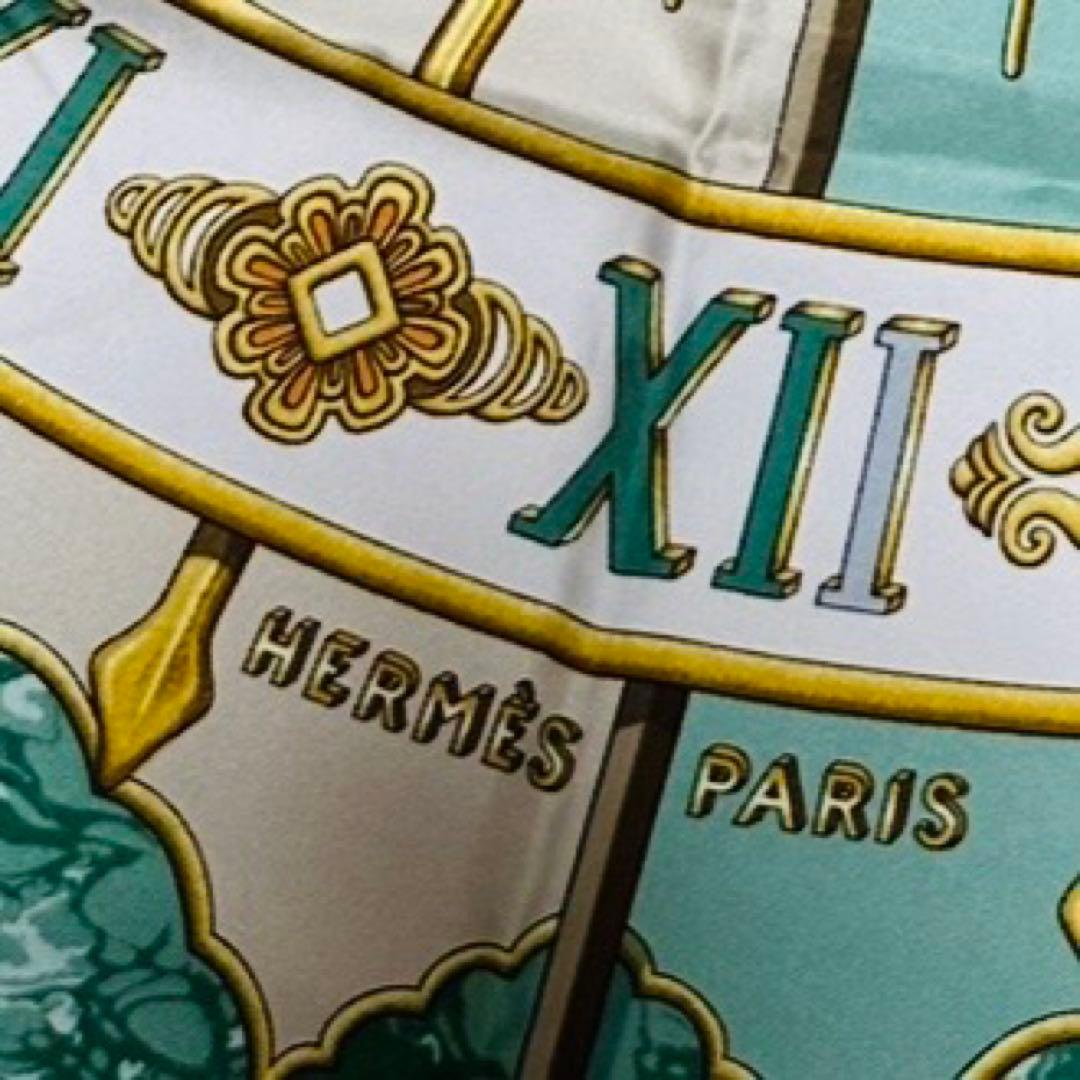 HERMESカレ90太陽柄シルクスカーフエルメス