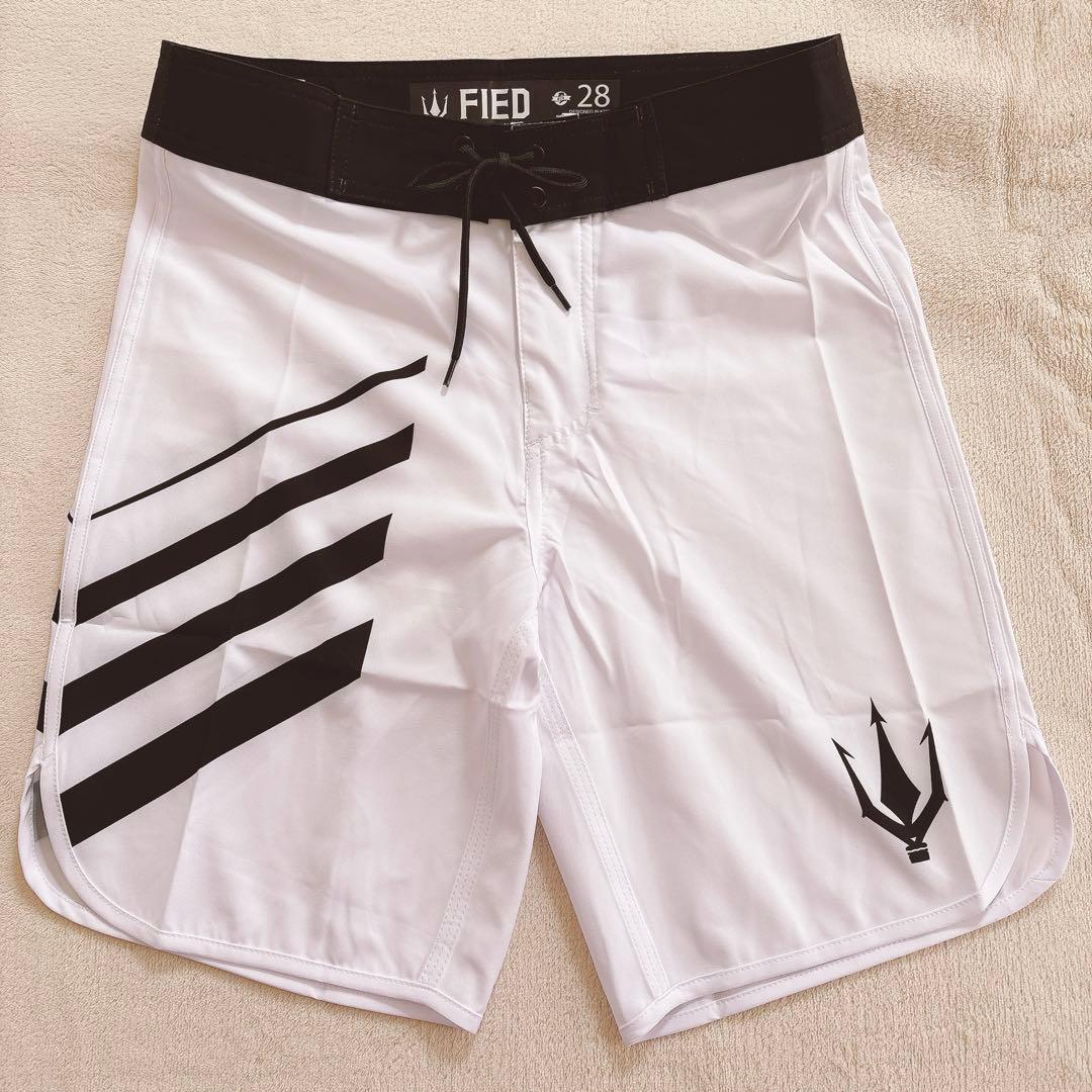 【新品未使用】FIED ファイド　サーフパンツ　水着 Mホワイト フィジーク
