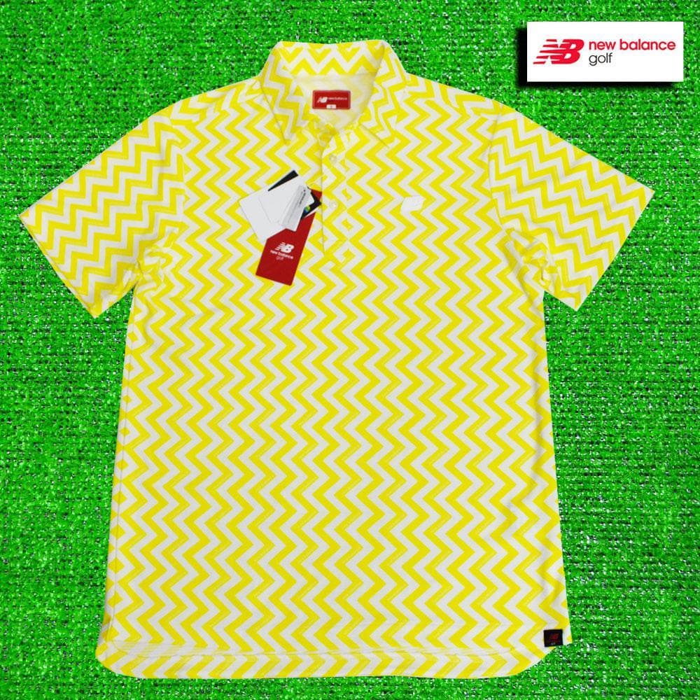 ニューバランス/ゴルフ ポロシャツ【イエロー/５】 新品
