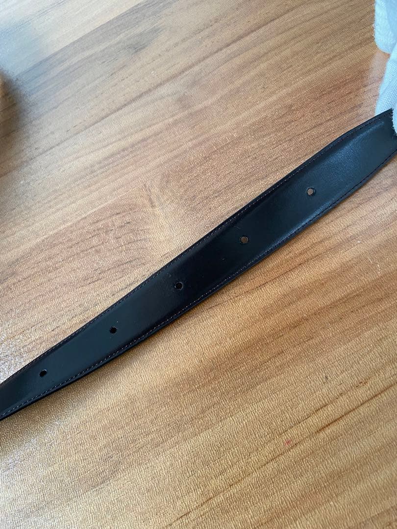 未使用品　ダンヒル ロゴ ベルト　ブラック