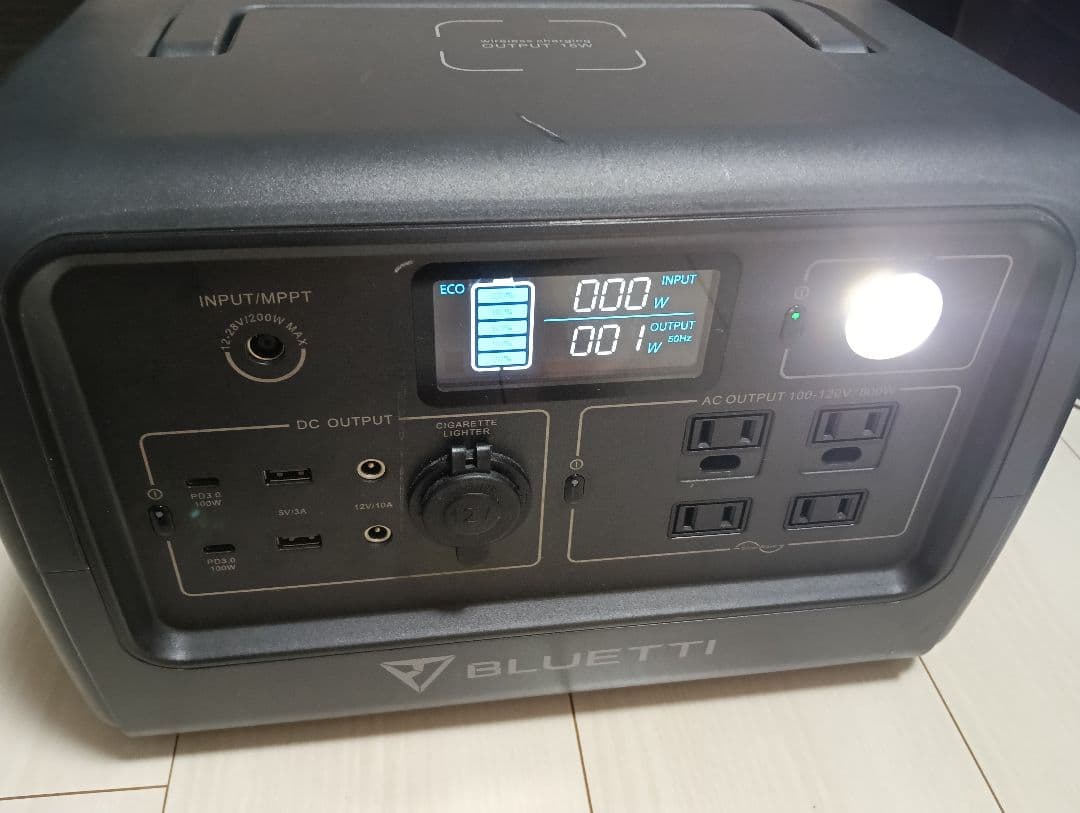 BLUETTI ポータブル電源 EB70S （800W）