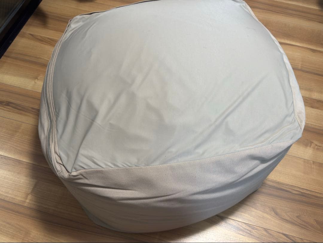 【2個セット】無印良品 ビーズクッション カバー付き_弥勒菩薩半跏思惟像