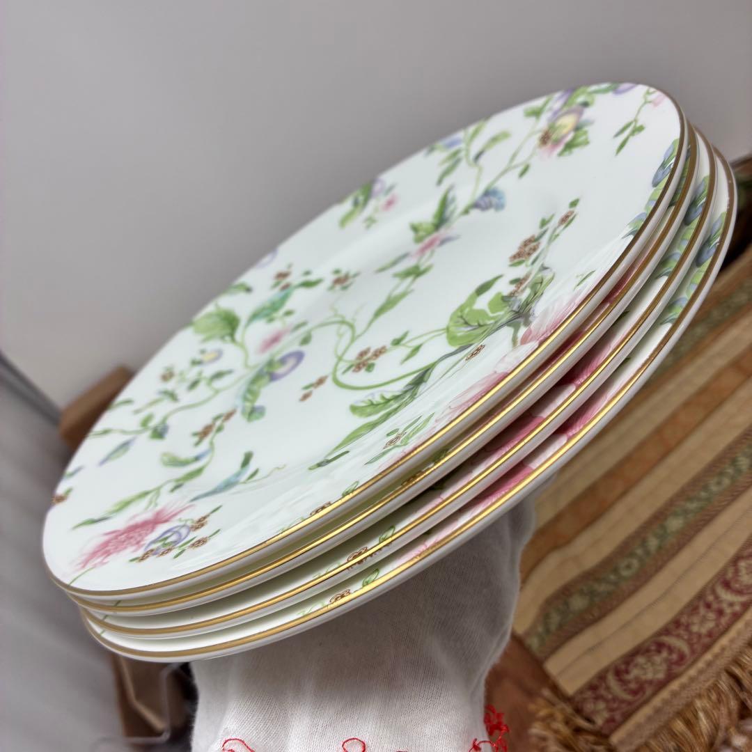 極美品　ウェッジウッド　スウィートプラム　皿 プレート　4枚セット