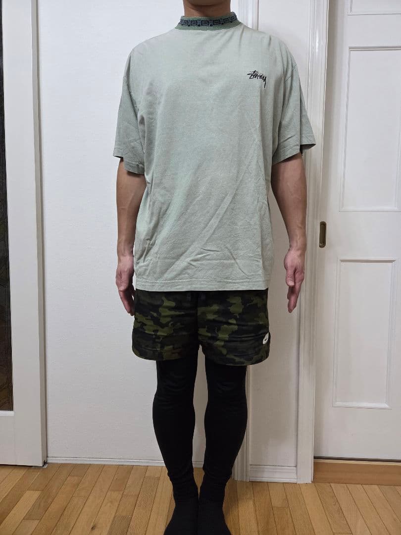 【匿名配送 即日発送】Stussy モックネックTシャツ　初期タグ　激レア☆★