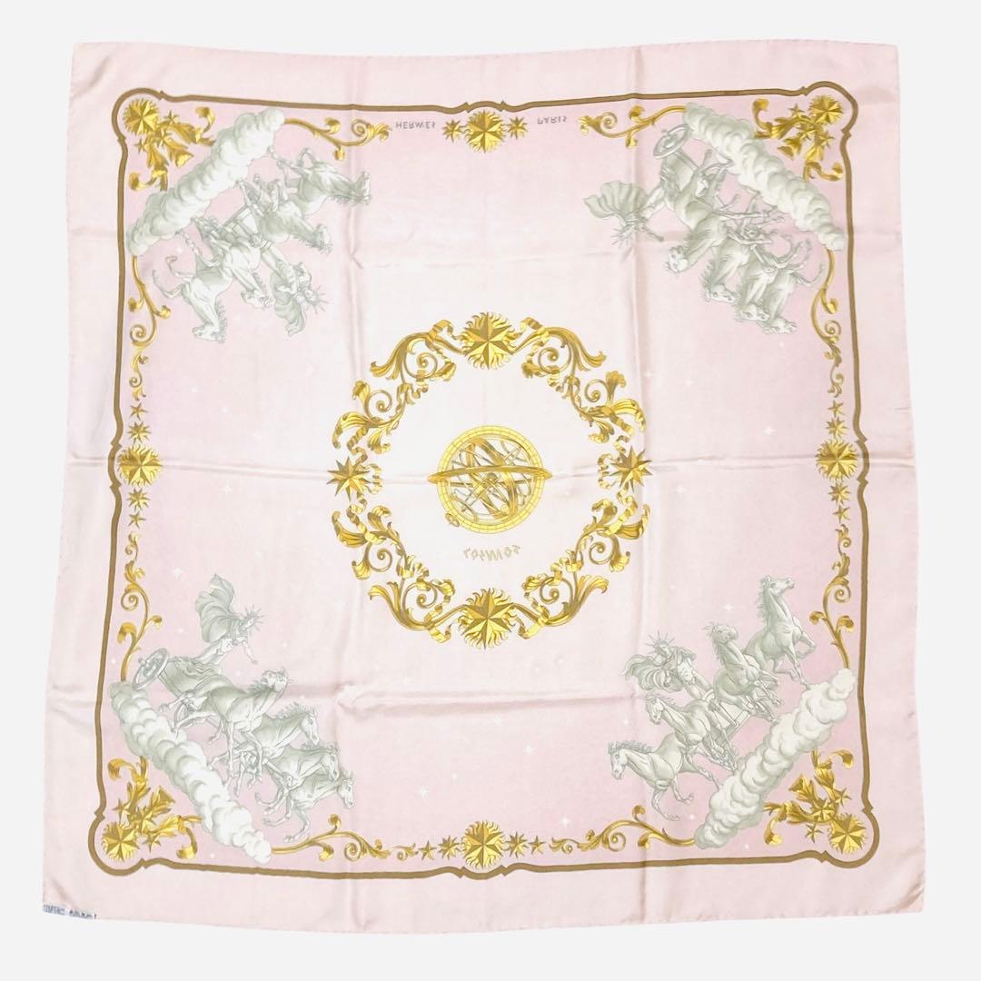 【良品】HERMES カレ90 COSMOS（コスモス）宇宙観　クリーニング済み