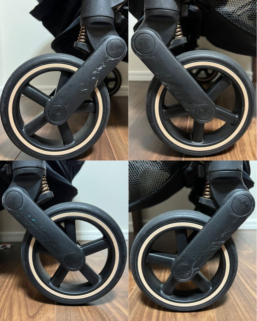 ベビーカー　サイベックス　ミオス　2023 ローズゴールド　ブラック　AB型