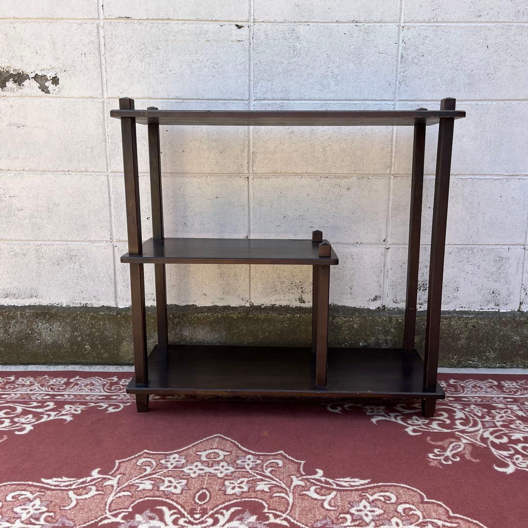 古家具 ビンテージ品◾️木製家具 飾り棚 花台 ディスプレイ台 展示台