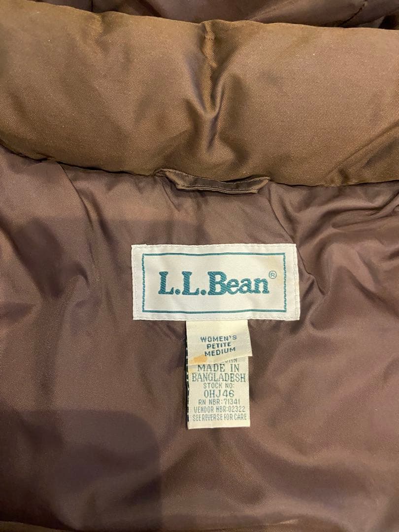 LL Beanのロングダウンコート