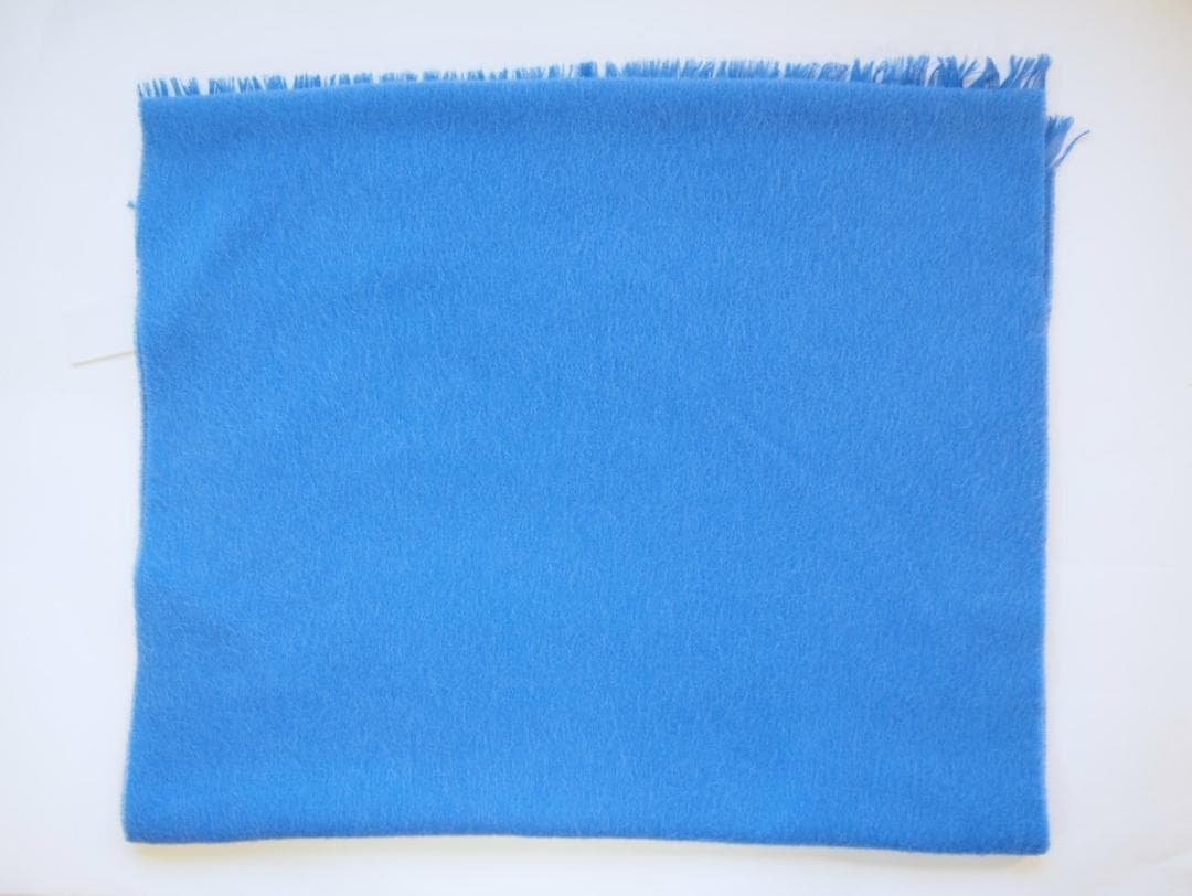 入手困難★新品タグ付★アソースメレ超大判スーリーアルパカシャギーストール青ブルー