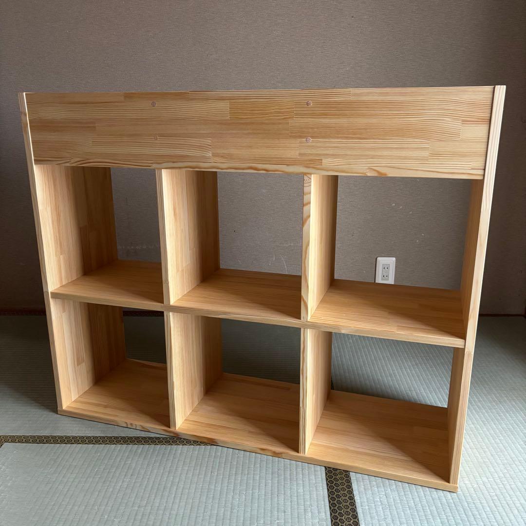 ハンドメイド　格子棚　ラック　オーダー受け付けます。