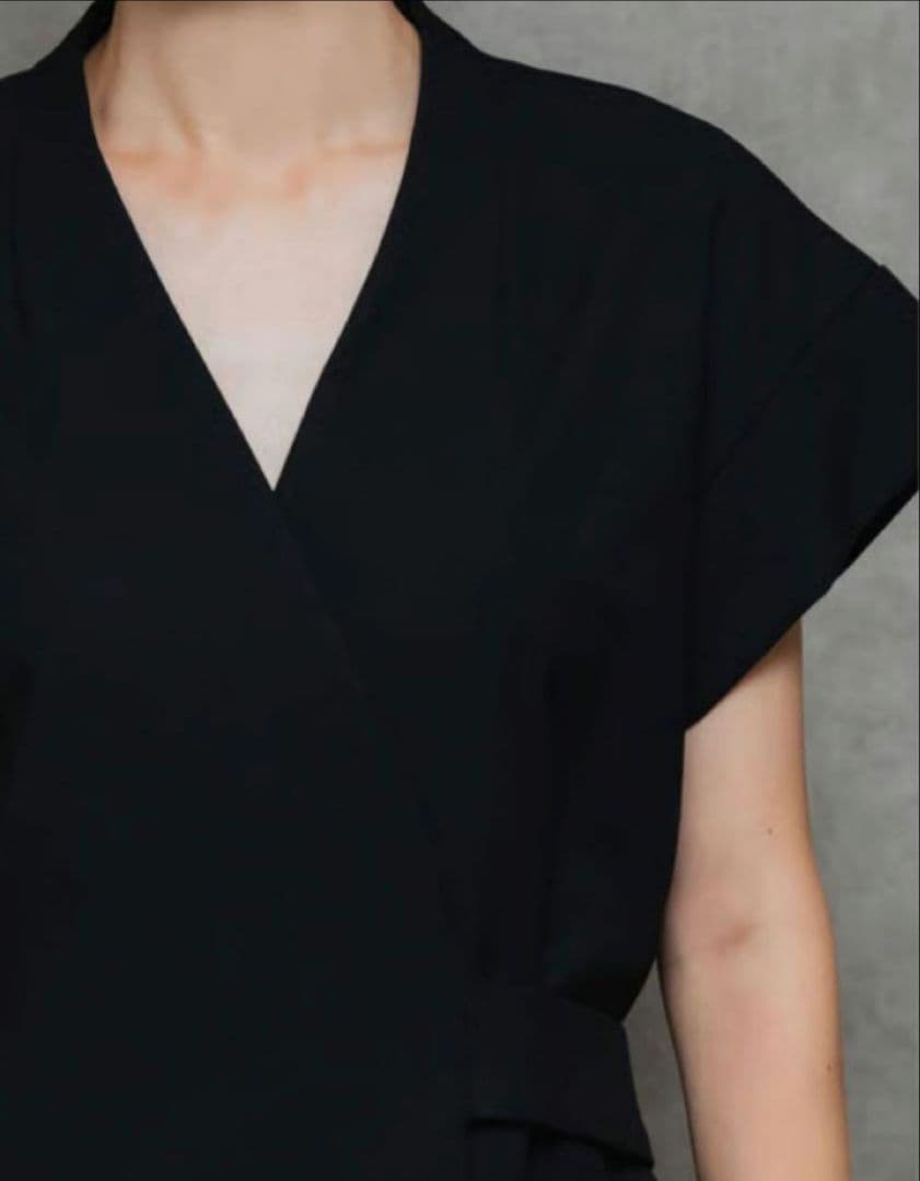 heau サロンウェア　制服　ブラック　Lサイズ