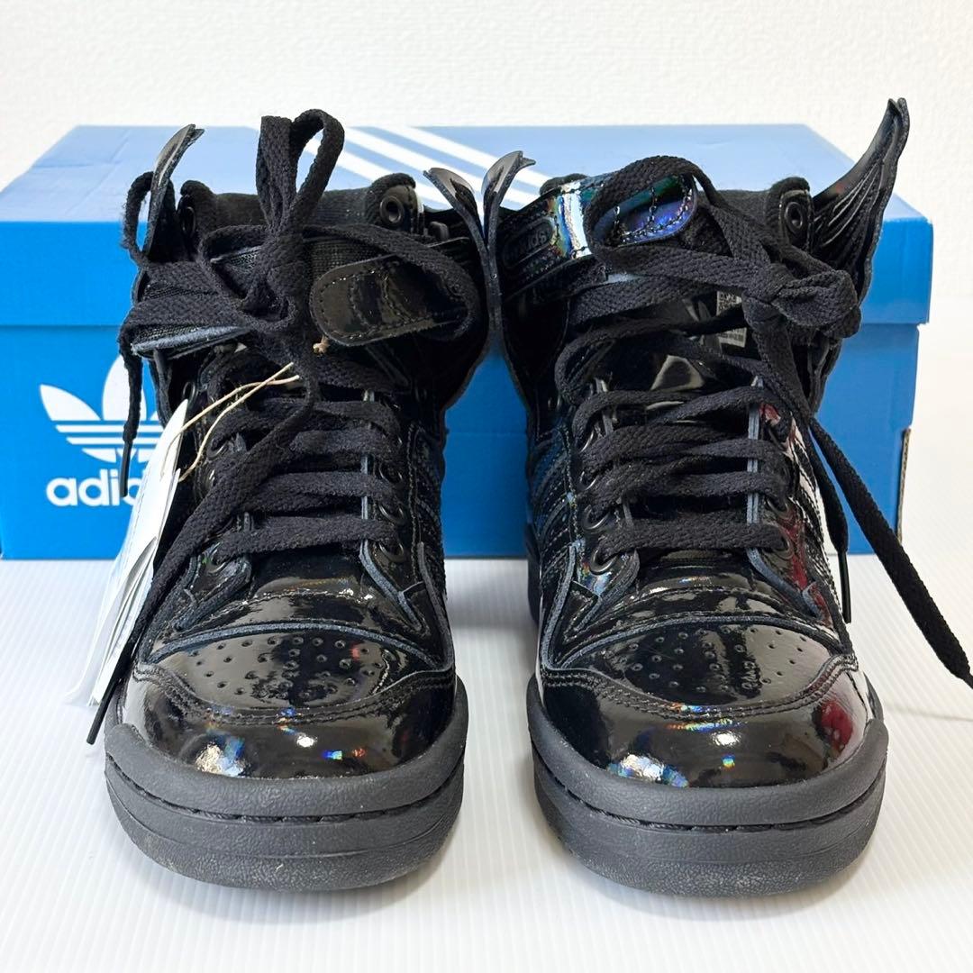 新品未使用　ジェレミー・スコット × アディダス オパールウィングス 4.0 黒