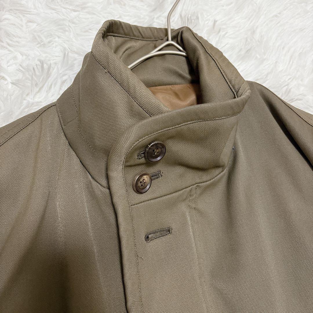 ✨美品✨クリスチャンディオール　ムッシュ　ステンカラーコート　ロング　カーキ　L