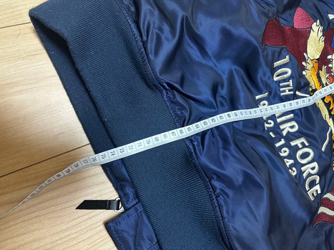 Schott MA-1 フライトジャケット ネイビー xl 限定　ショット　韓国