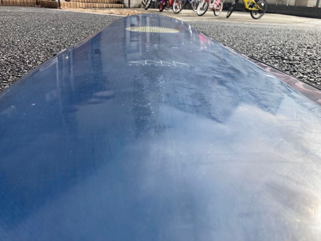 edna グライドシングル 7’5 ウッドフィン付　ミッドレングス