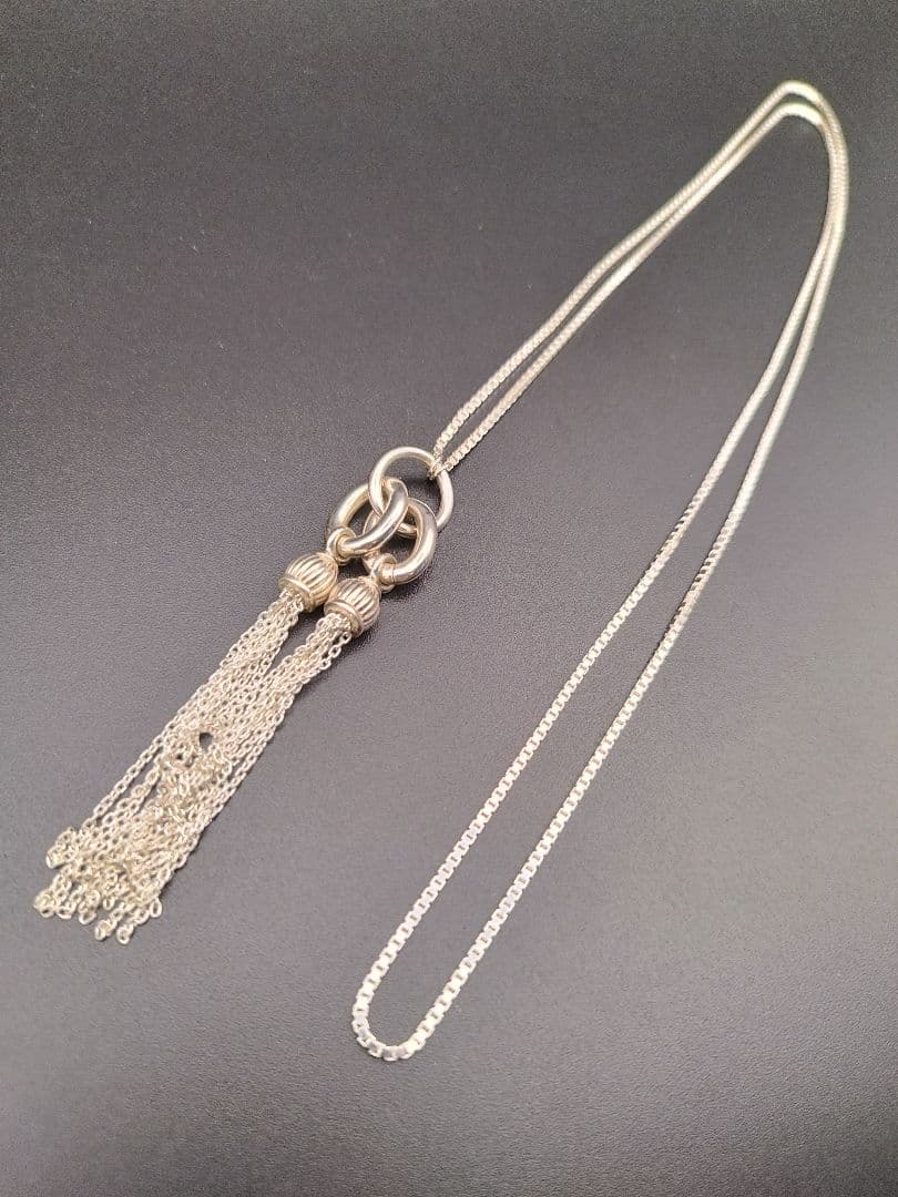 アクセサリー High-End SILVER CLASSIC TASSEL NECKLACE