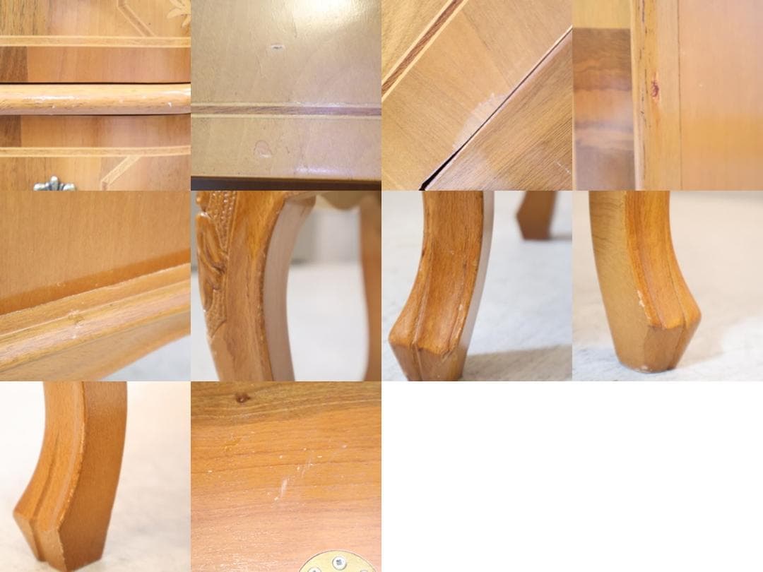 TAROCCO VACCARI 象嵌加工 ライティングビューロー アンティーク