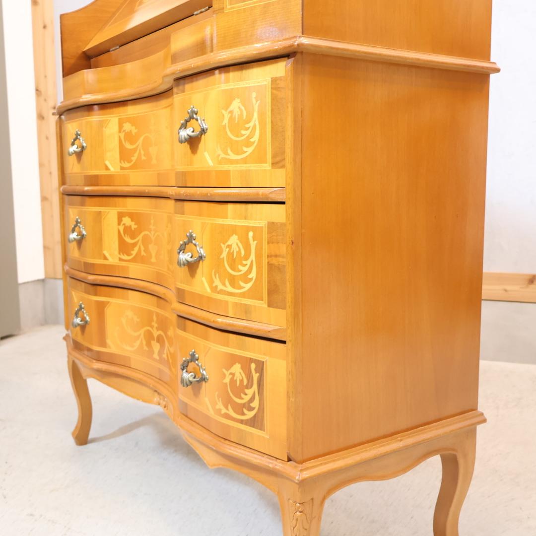 TAROCCO VACCARI 象嵌加工 ライティングビューロー アンティーク