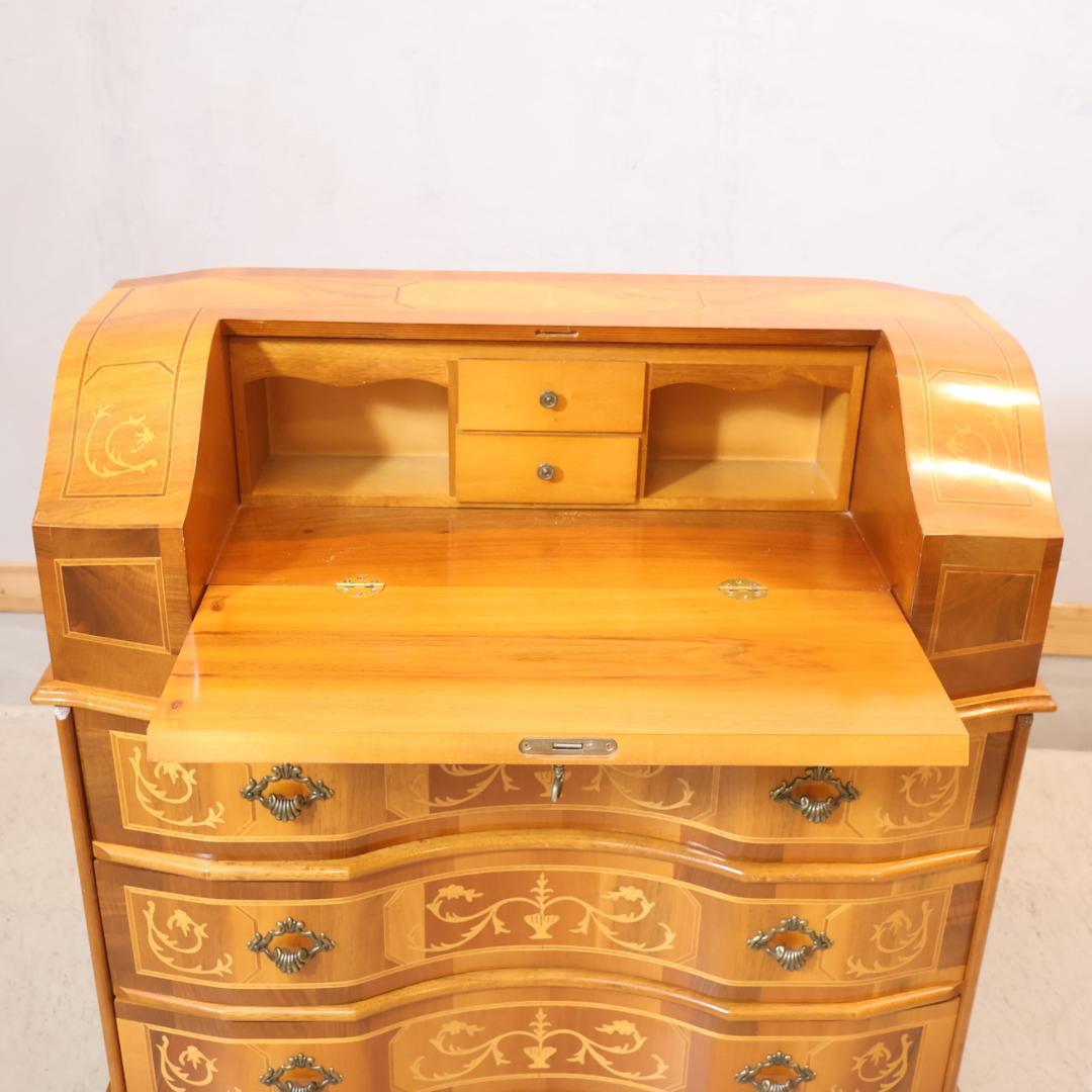 TAROCCO VACCARI 象嵌加工 ライティングビューロー アンティーク