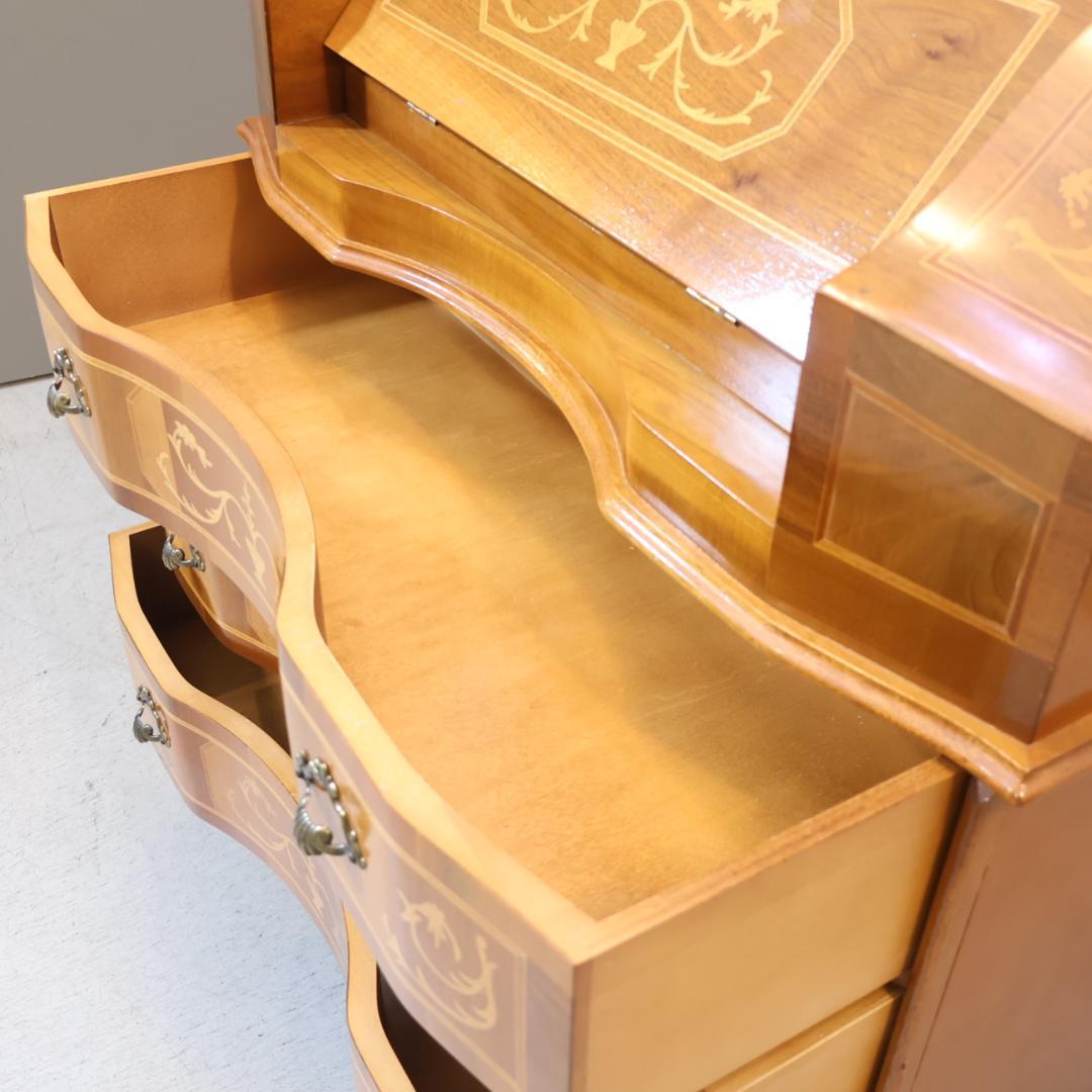 TAROCCO VACCARI 象嵌加工 ライティングビューロー アンティーク