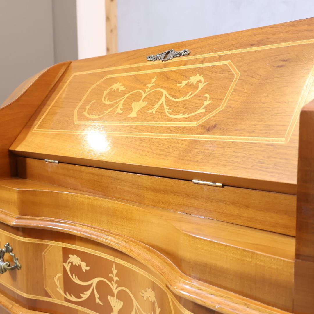 TAROCCO VACCARI 象嵌加工 ライティングビューロー アンティーク