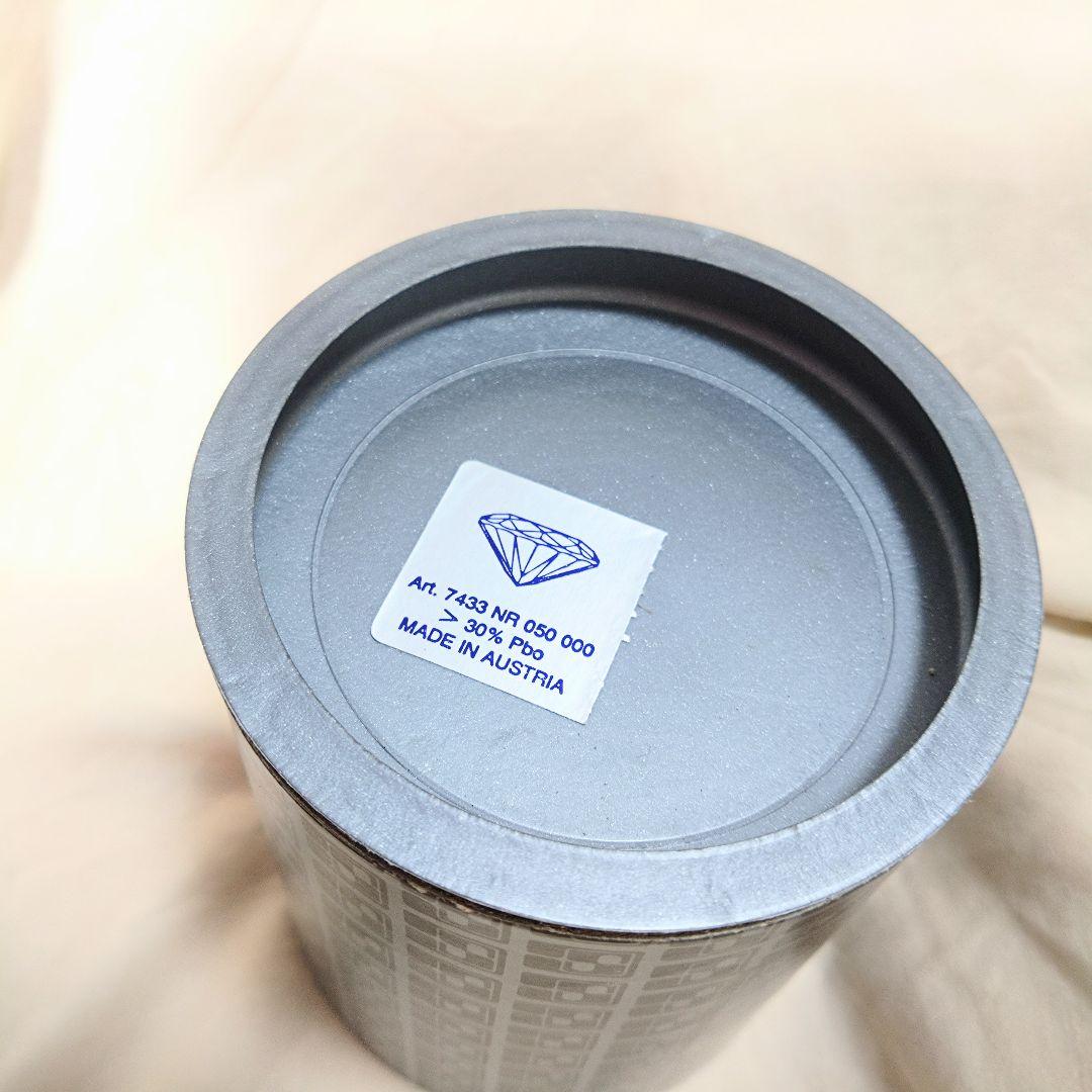 【希少】旧SWAROVSKI クリスタルラウンドカット置物 30% Pbo