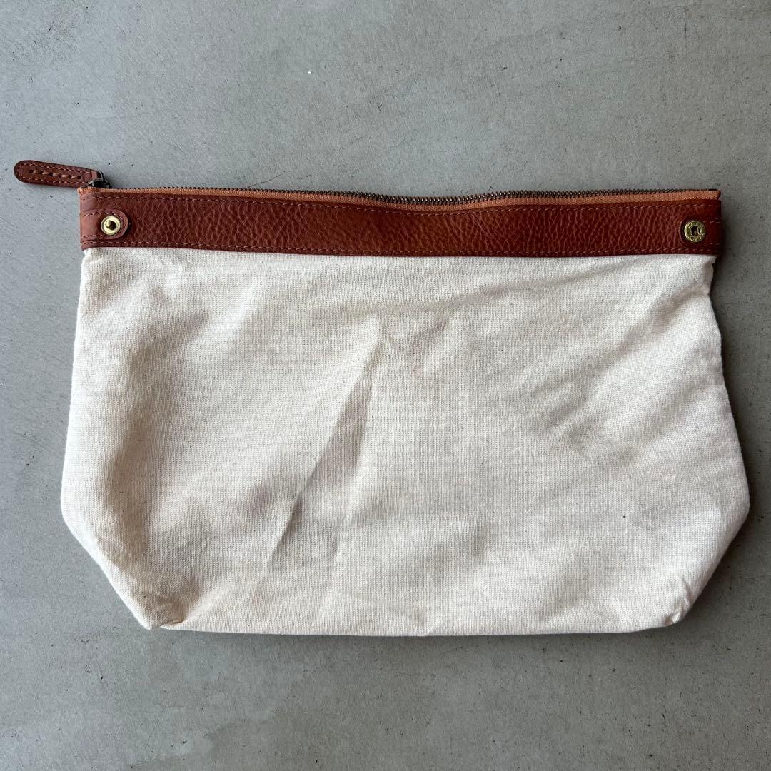 【genten】ゲンテン　トートバッグ　レザー　トスカ　ブラウン　A4