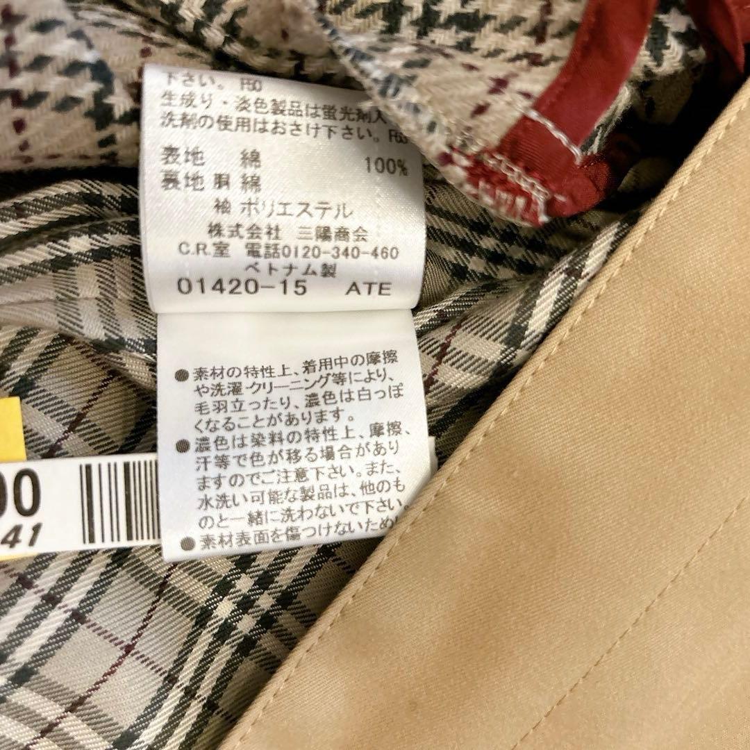 【美品】バーバリーブルーレーベル　ライナー付きトレンチコート　チェック　36