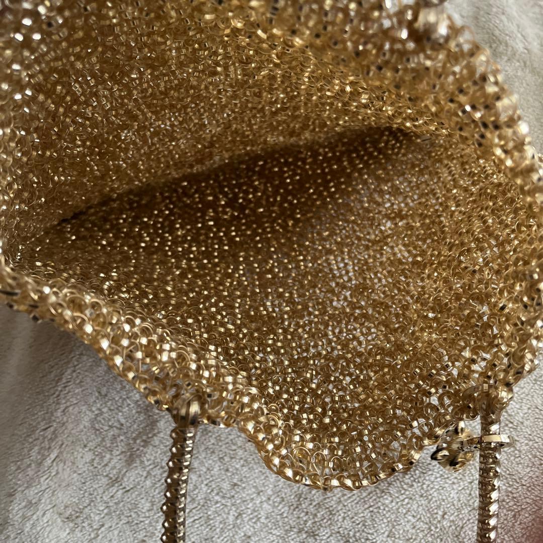 アンテプリマ ANTEPRIMAワイヤーバッグゴールド