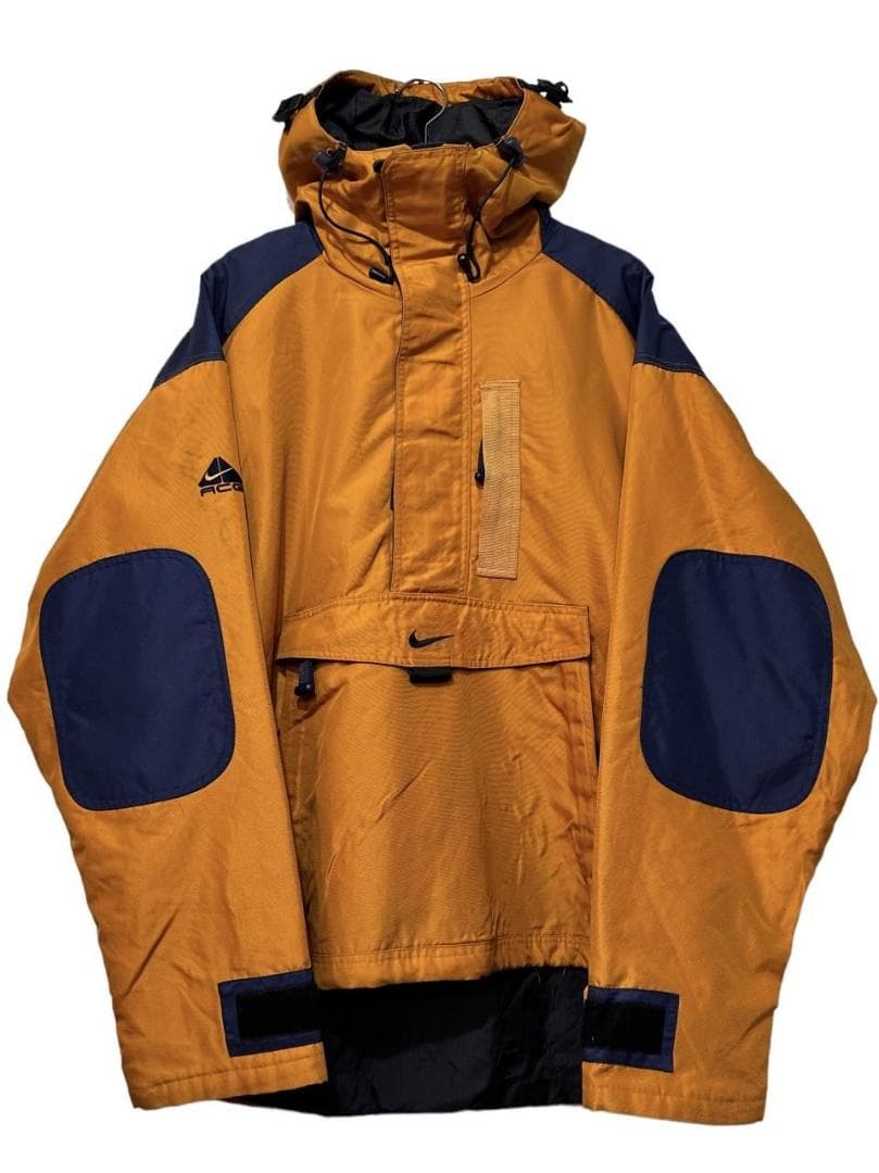 Nike ビンテージ アノラックジャケット オレンジ/ネイビー