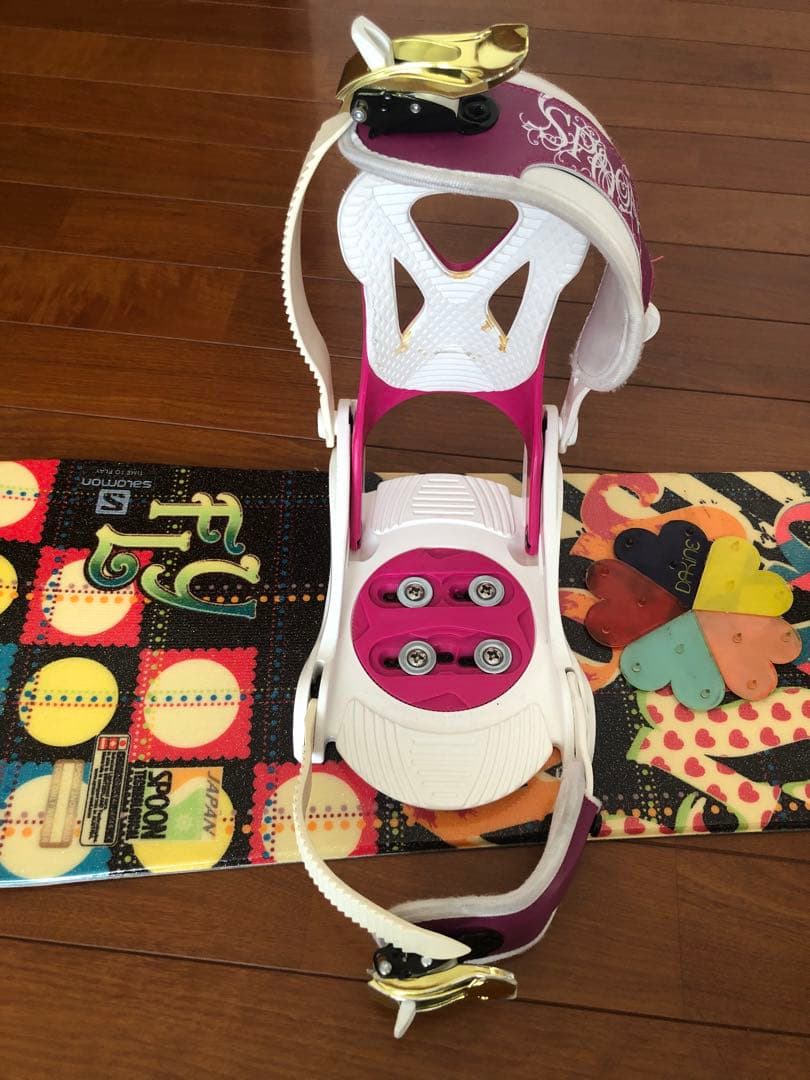 SPOON スノーボード ビンディング 110cm キッズ