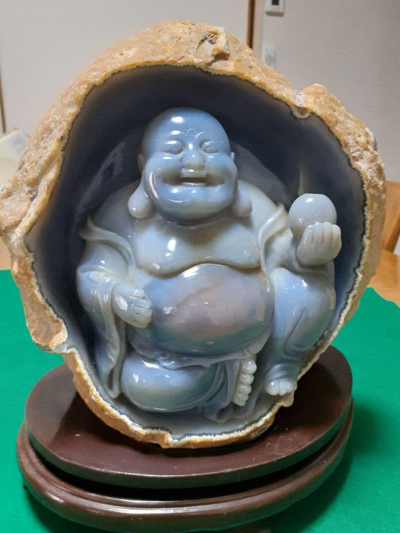 メノウ　瑪瑙　製品　布袋様