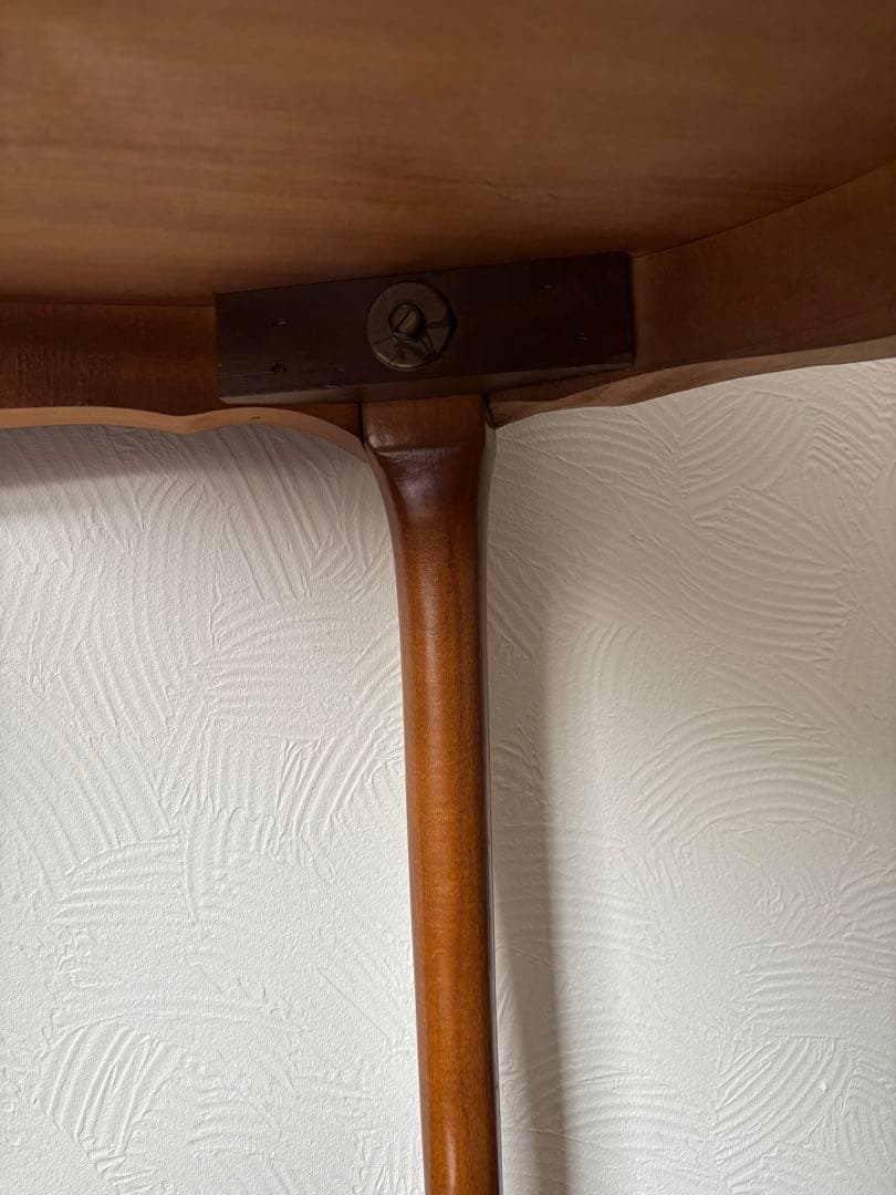 イタリア製木製三面鏡ドレッサーとスツールセット