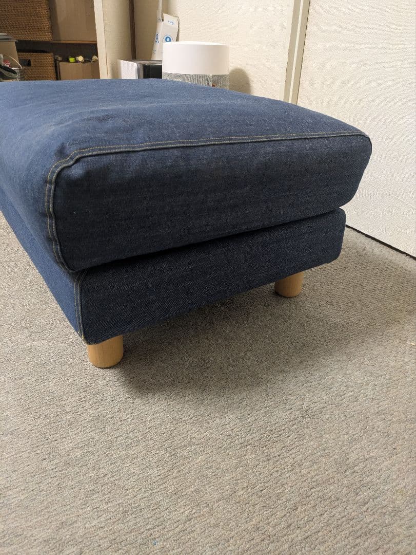 無印良品の羽毛ポケットコイルソファー