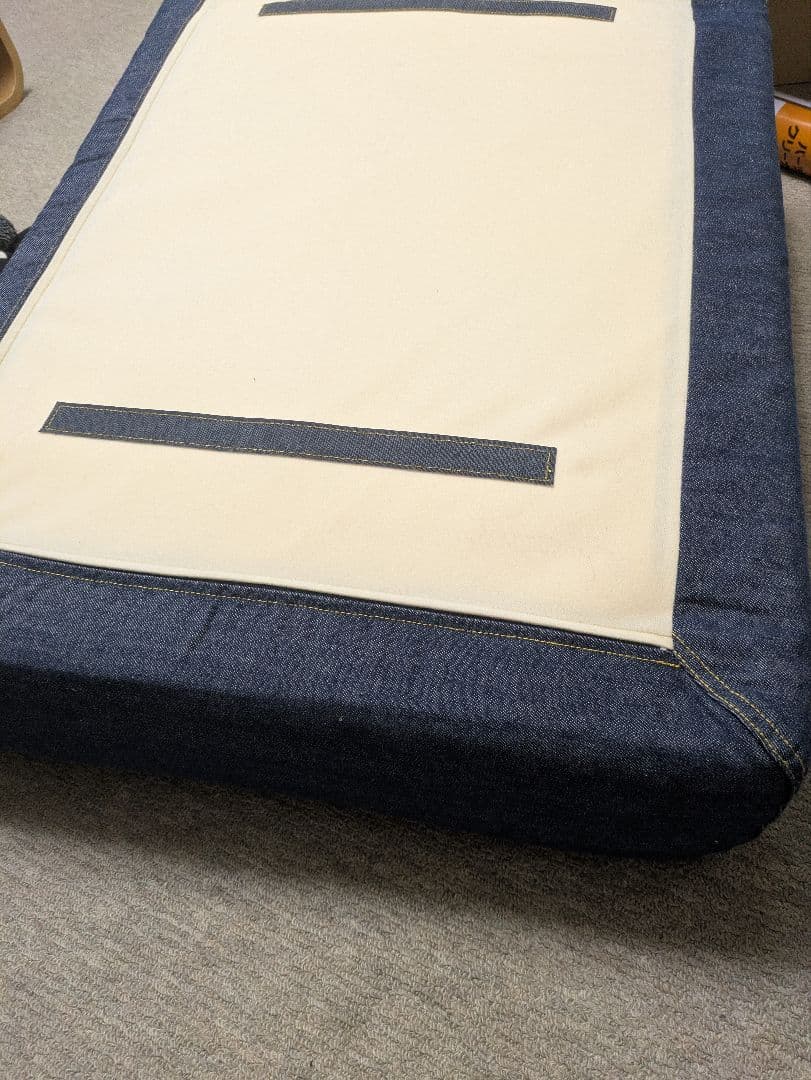 無印良品の羽毛ポケットコイルソファー