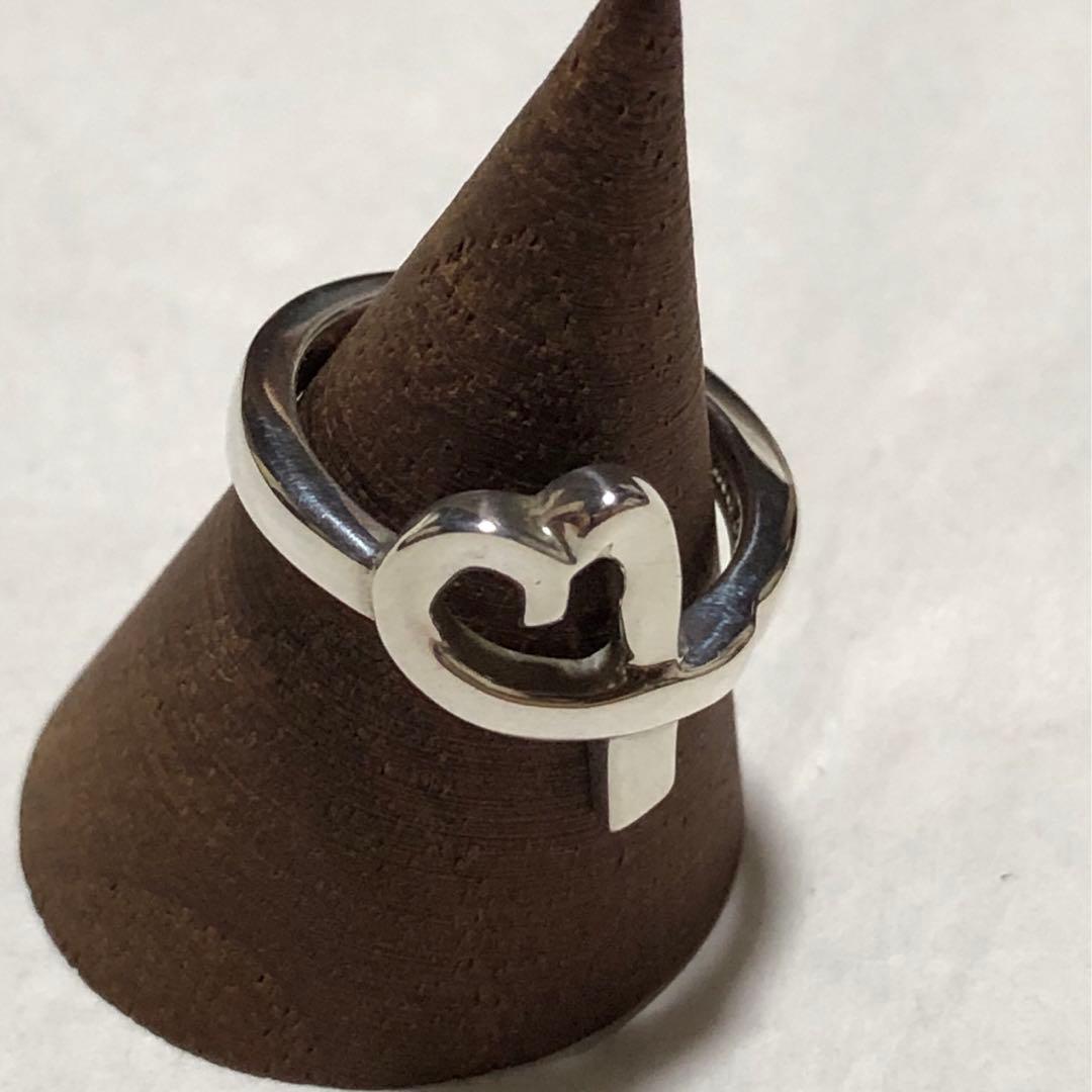 ティファニー　未使用　リング　ラビングハート　シルバー　925