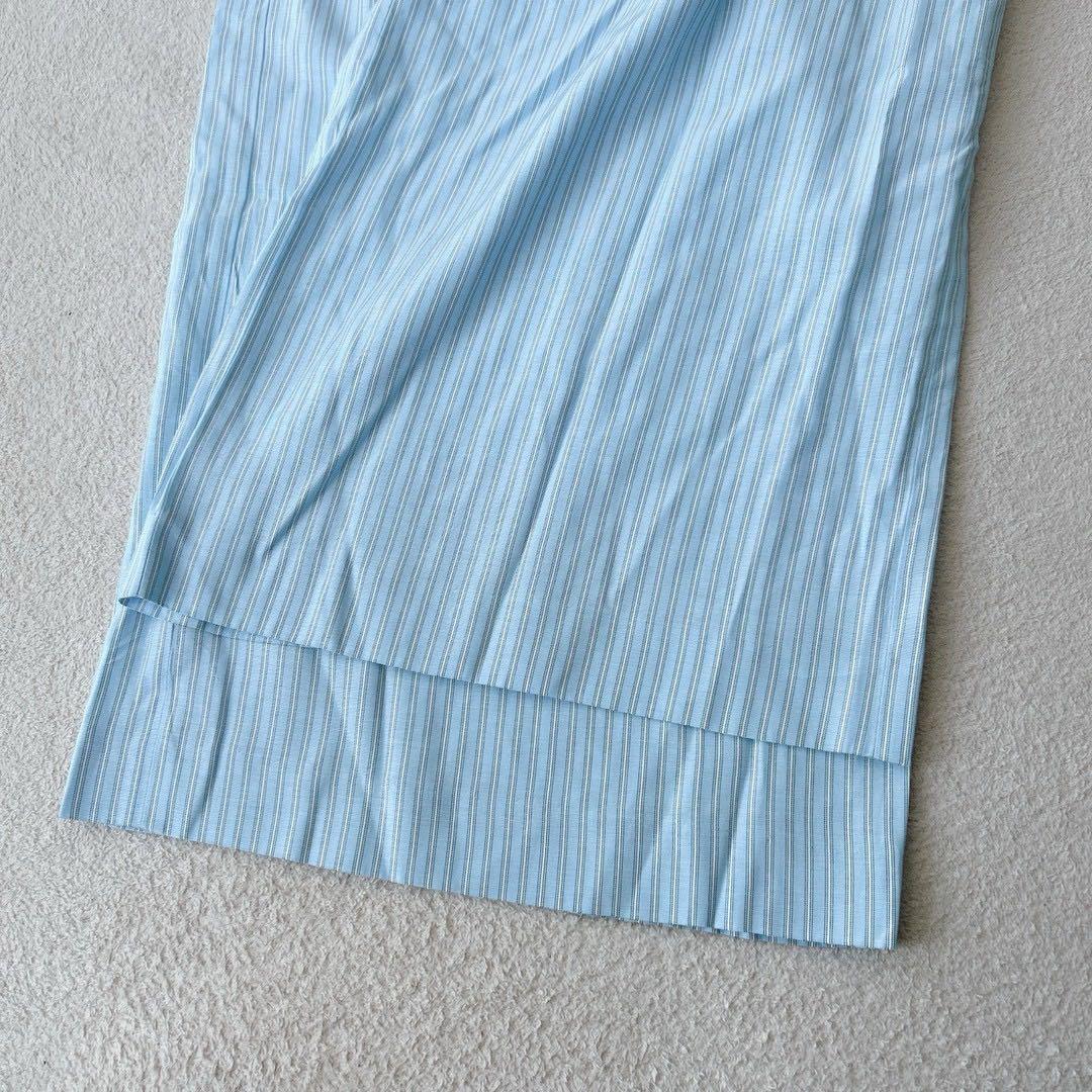 近年モデル✨　ルフィル　オールインワン　ストライプ　ブルー　新垣結衣着用