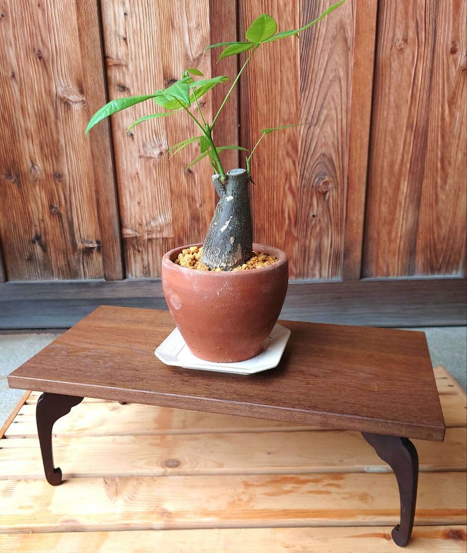 チーク材の花台　《リペア済》