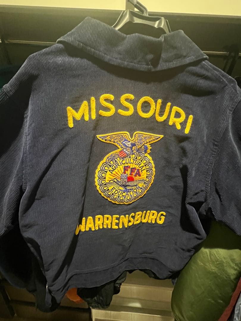 FFAコーデュロイジャケット 個人名刺繍入り　美品