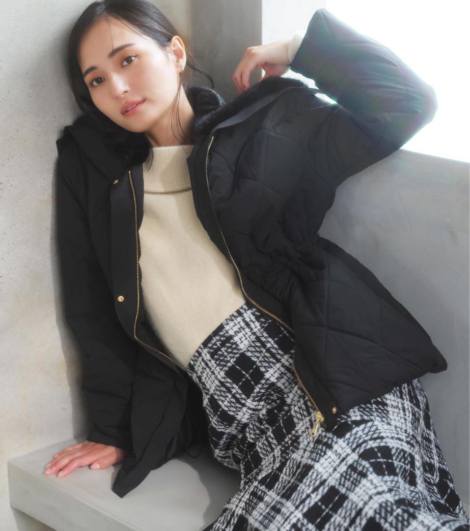 【NOELA/ノエラ】ファー襟付き中綿コート