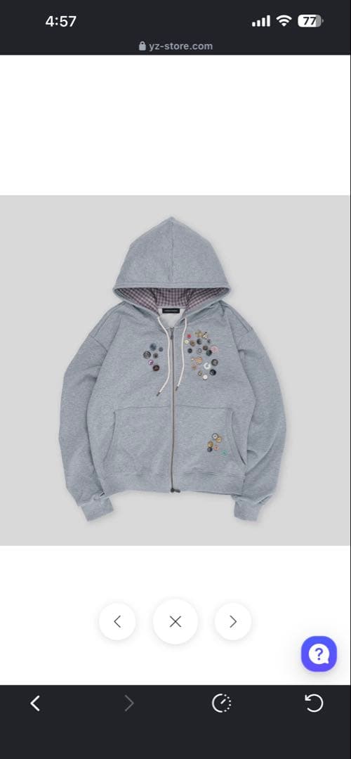 トップス HIROKI TSUZUKI FULL ZIP HOODIE