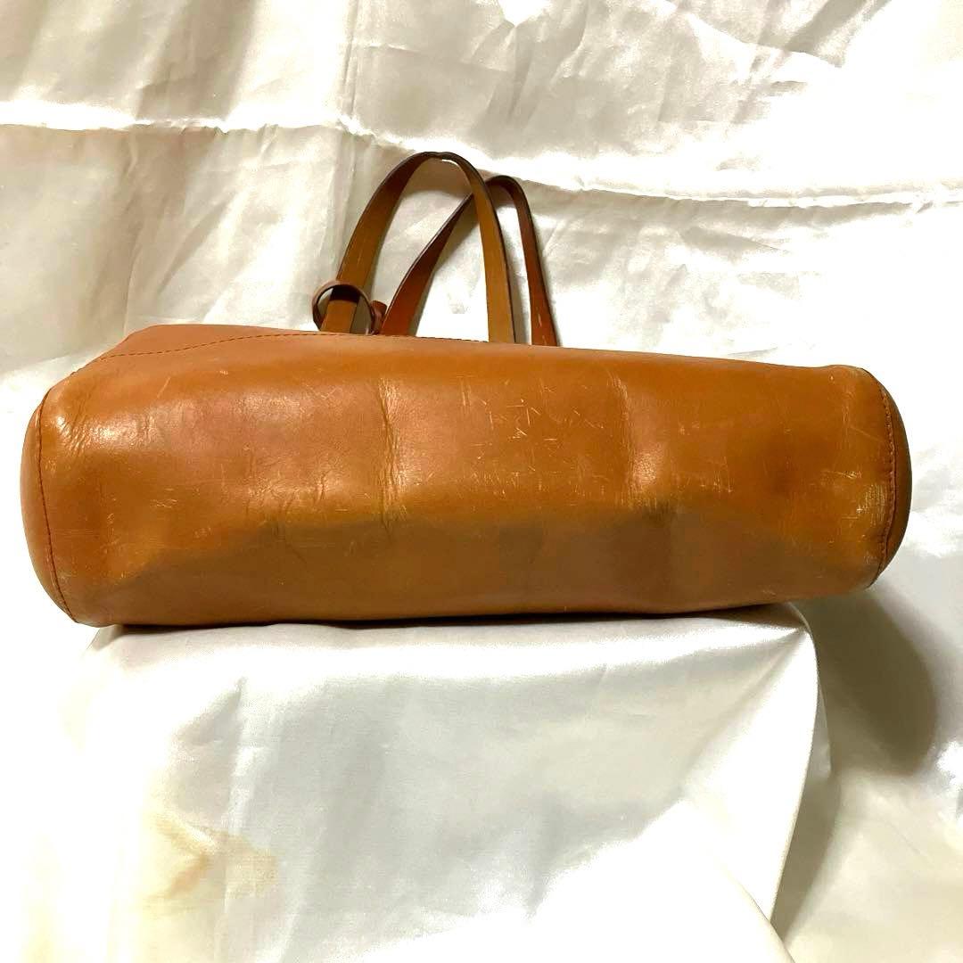 ラルフローレン　ブラウンレザートートバッグ タグ付き（大容量)