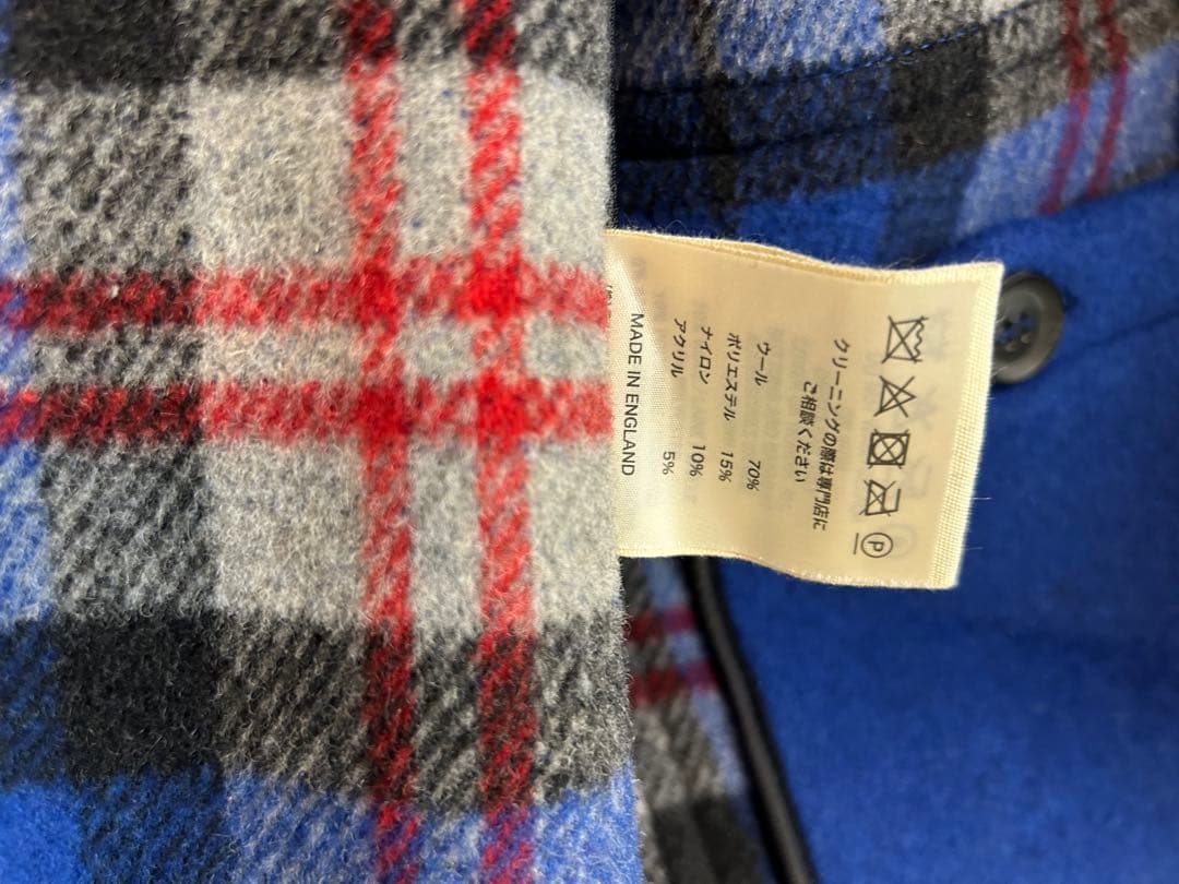 ENGLAND LONDON Traditionダッフルコート 青　42