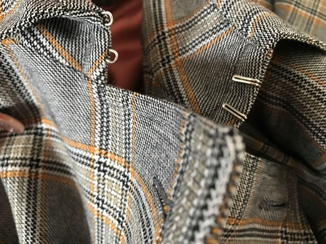 正規品 GUCCI グッチ 2019AW チェック柄ウールトレンチコート